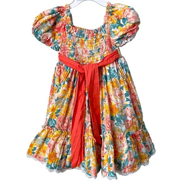 Joie Floral Smocked Tiered Sundress in Size 3T - Picture 3 of 8